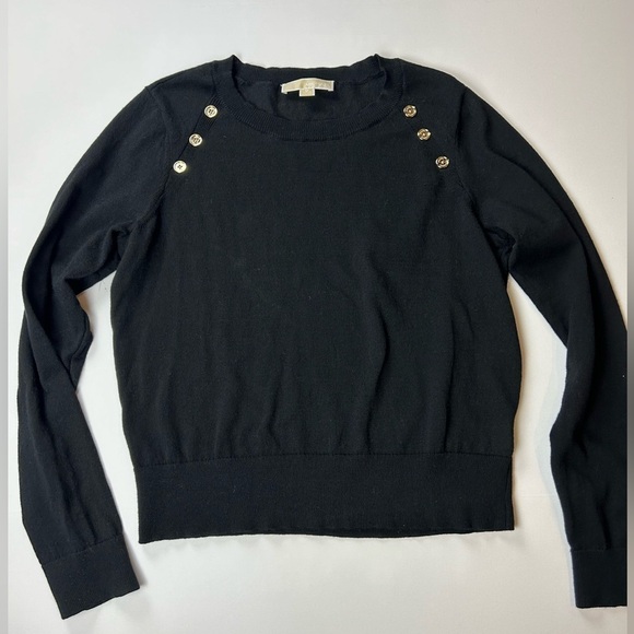 Michael Kors Tops - Michael Kors Sweater with gold button details - Size Medium